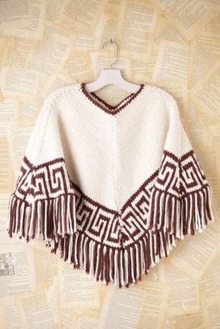Vintage Wool Poncho