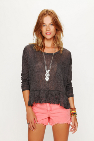 Babydoll Swing Long Sleeve Top