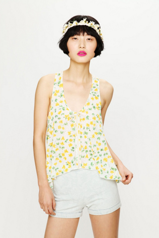 Izzy Crochet Back Tank