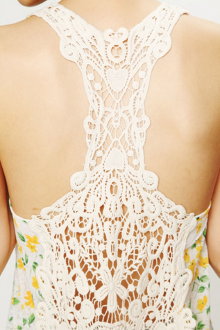 Izzy Crochet Back Tank