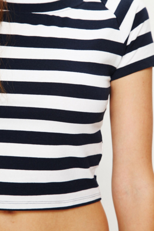 Navy and White