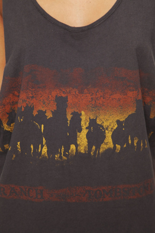 We The Free Riding With Cowboys Tank