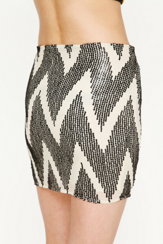 Zig Zag Mini Skirt