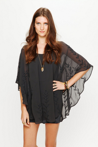 Pointed Cape Dress