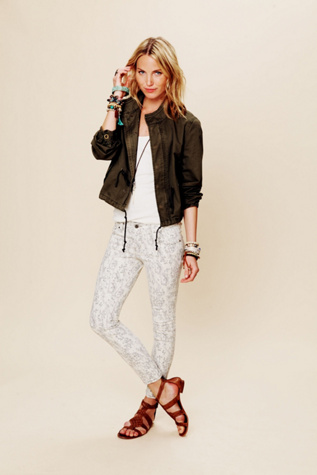 Printed Ankle Skinny