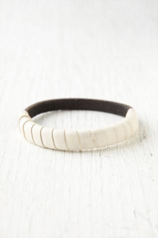 Wrapped Leather Bangle
