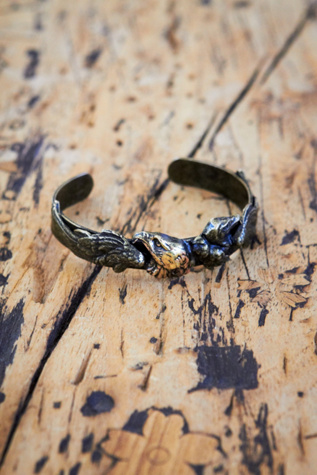 Brass Eagle Cuff