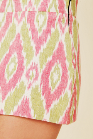 Printed Micro Mini Skirt