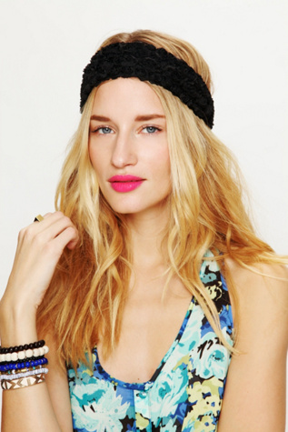 Tatty Floral Gauze Headwrap
