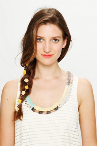 Flower Suede Tie
