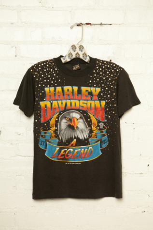 Vintage Studded Harley Tee