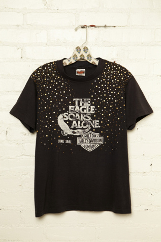 Vintage Studded Harley Tee