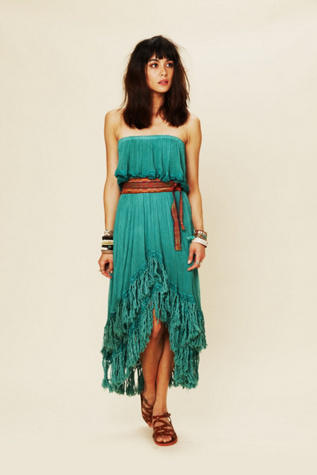 Fringed Goddess Long Dress