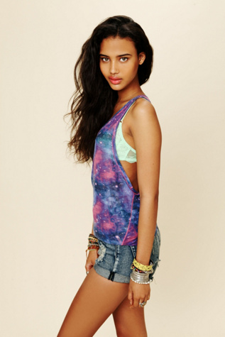 Sunkissed Flora Racerback Tank