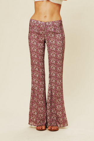 Printed Flare Pant