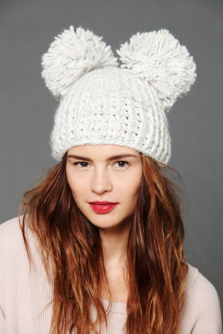 Double Pom Pom Beanie