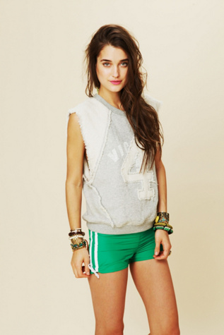 Free People Colorblock Board Short