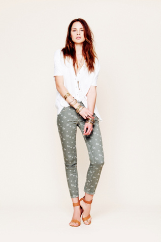 Ditsy Floral Ankle Crop