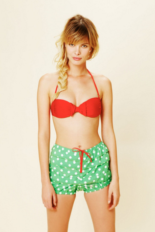 Dot Bloomer Swim Short in sale-new-sale