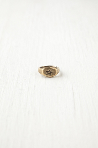 Star Signet Ring