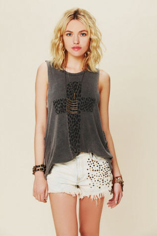 Leopard Cross Tank