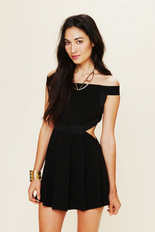 Sibling Bandeau Skater Dress