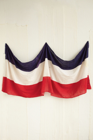 Vintage Red, White, and Blue Flag in vintage-loves-objects