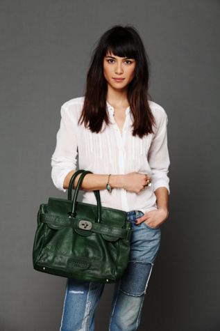 Gloria Distressed Satchel