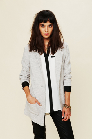 Poetic Verse Sweater Blazer
