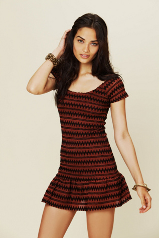 Cozy Day Flounce Dress