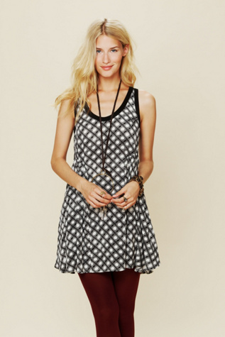 Mollys Dot Swing Dress