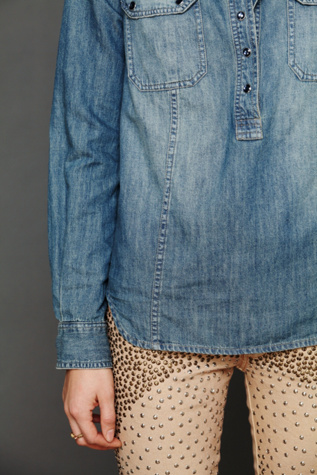 Denim Pullover