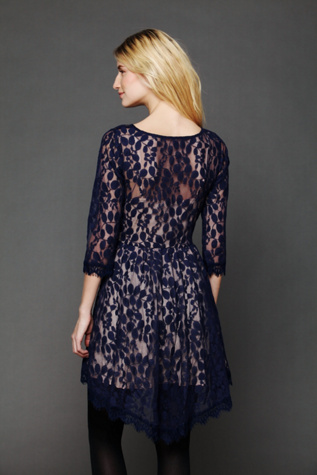 Floral Mesh Lace Dress