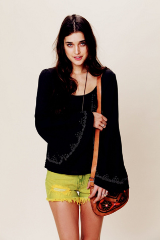 Waistless High Rise Colored Cutoffs