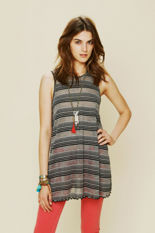 Cross Me Striped Tunic