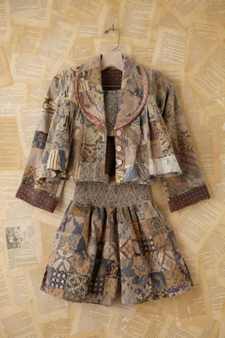 Free People Vintage Batik Printed Three-Piece Set in Vintage-Dresses