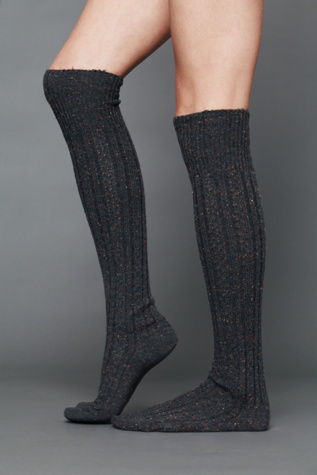 Speckled Spun Tall Sock
