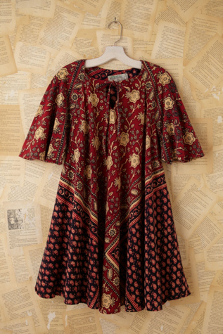 Free People Vintage Floral Printed Tunic in Vintage-Dresses