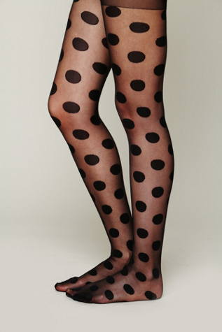 Selena Sheer Dot Tight
