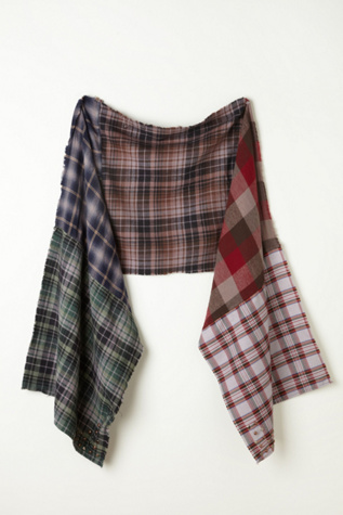 Checked Shirt Scarf