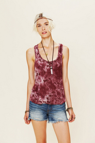 Purple and Cream Tie Dye