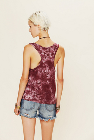 Purple and Cream Tie Dye