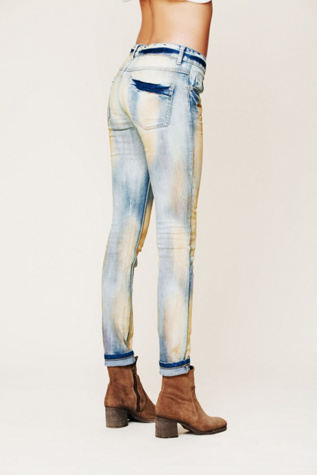 5 Pocket Rainbow Ankle Crop