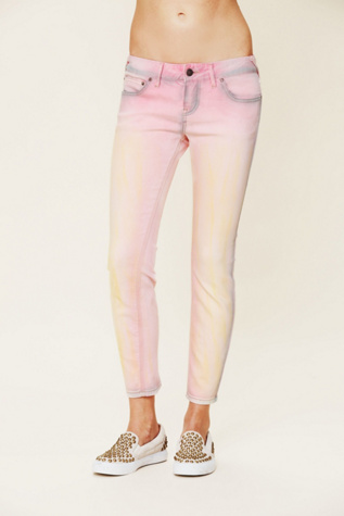 5 Pocket Rainbow Ankle Crop