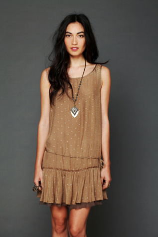 Metallic Jacquard Candy Dress