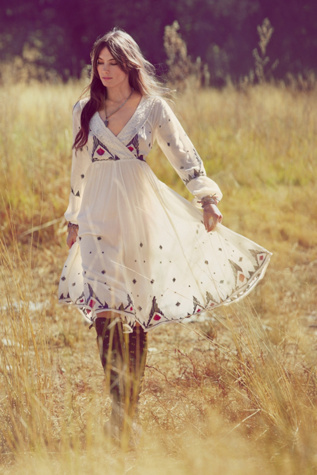 FP New Romantics Splendor in the Grass Embroidered Dress