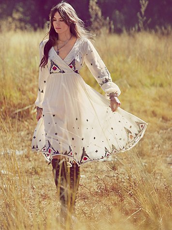 FP New Romantics Splendor in the Grass Embroidered Dress