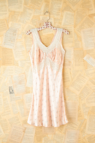 Free People Vintage Ditsy Rose Slip in Vintage-Dresses