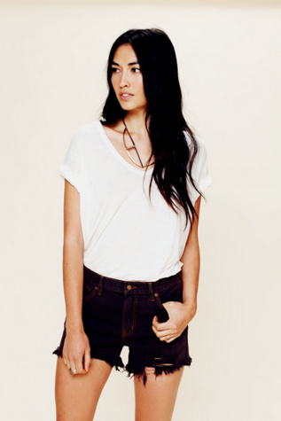 Overdyed Denim Cut Offs