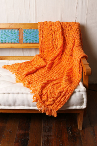 Cable Knit Throw